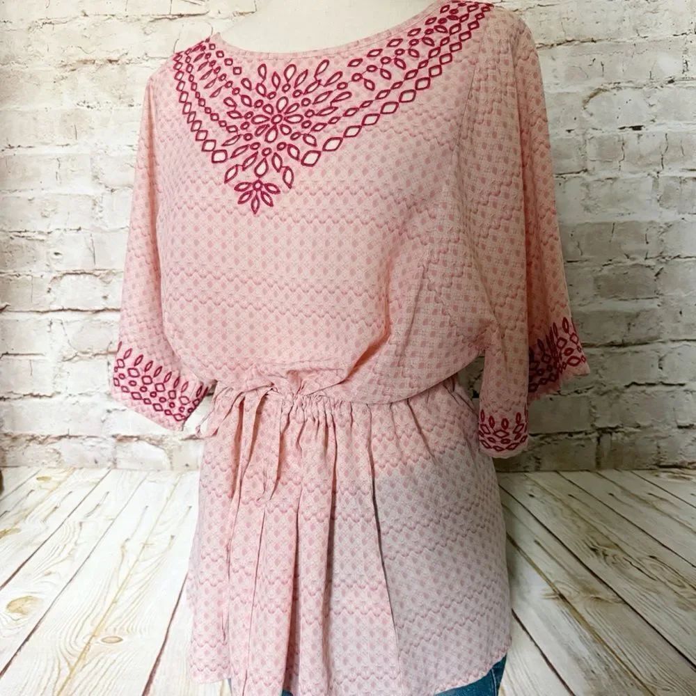 One September drawstring boho blouse - Picture 1 of 5